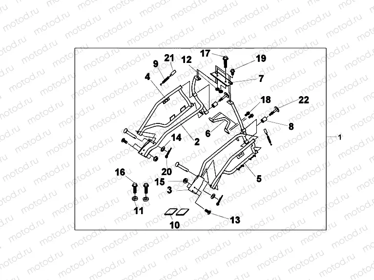 08L-51-02 SADDLE BAG STAY