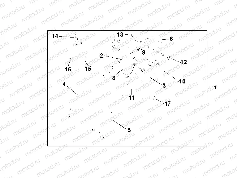08L-51-03 PANNIER STAY SET