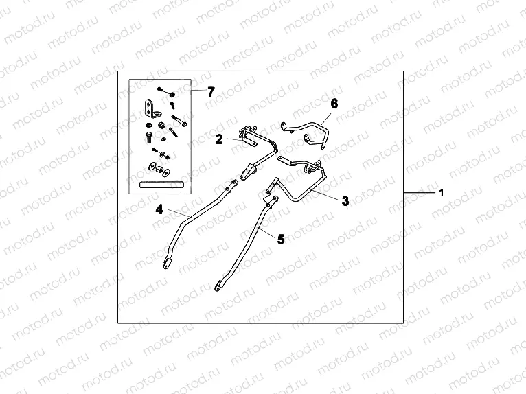 08L-51-04 PANNIER STAY SET