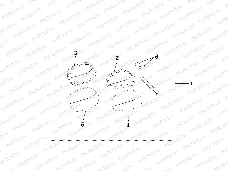 08L-52-01 BIG SADDLEBAG LID