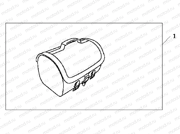 08L-52-01 LEATHER RR.BAG