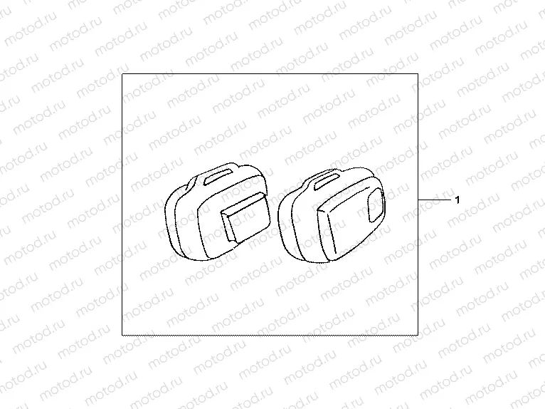 08L-52-01 SADDLE BAG 40L
