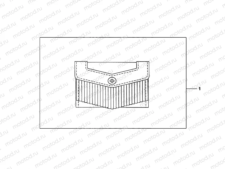 08L-52-03 LEATHER POUCH (FRINGED)