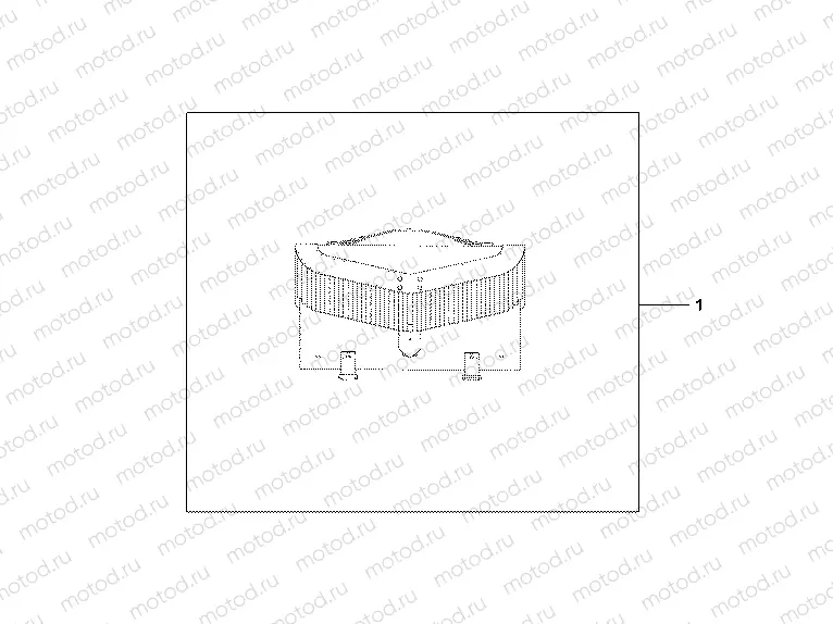 08L-52-03 LEATHER TOPCASE (FRINGED)