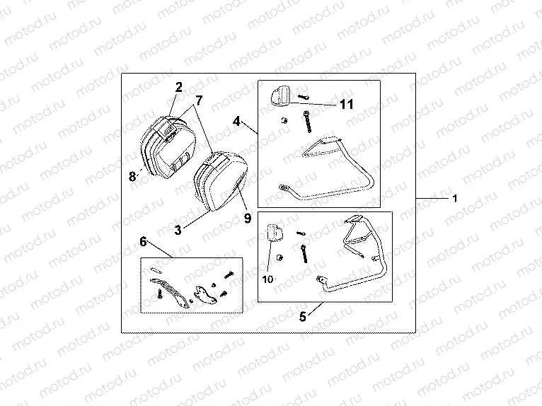08L-52-03 PANNIER SET