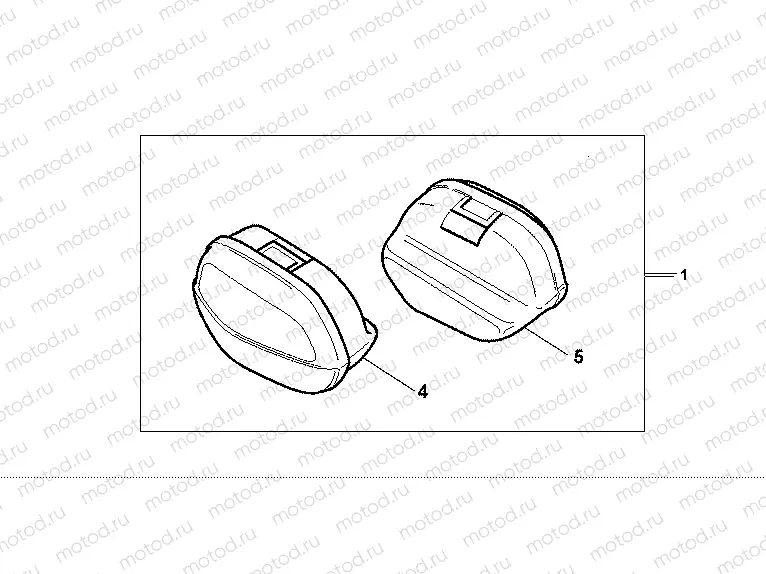 08L-55-01 SADDLE BAG