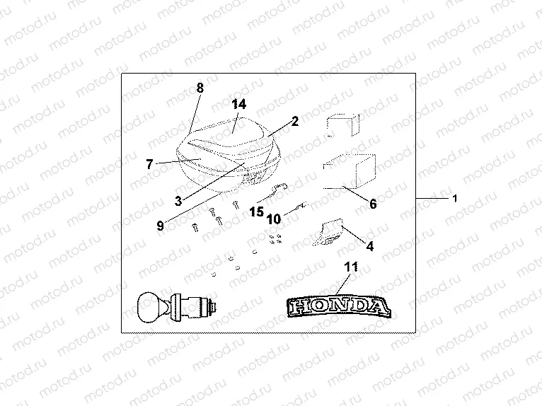 08L-55-33 TOP BOX - R-302M