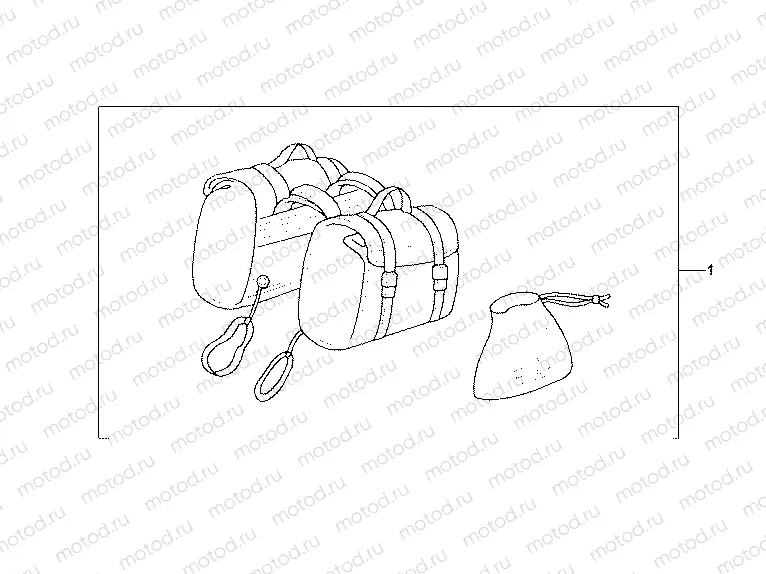 08L-56-01 NYLON SADDLE POCKET