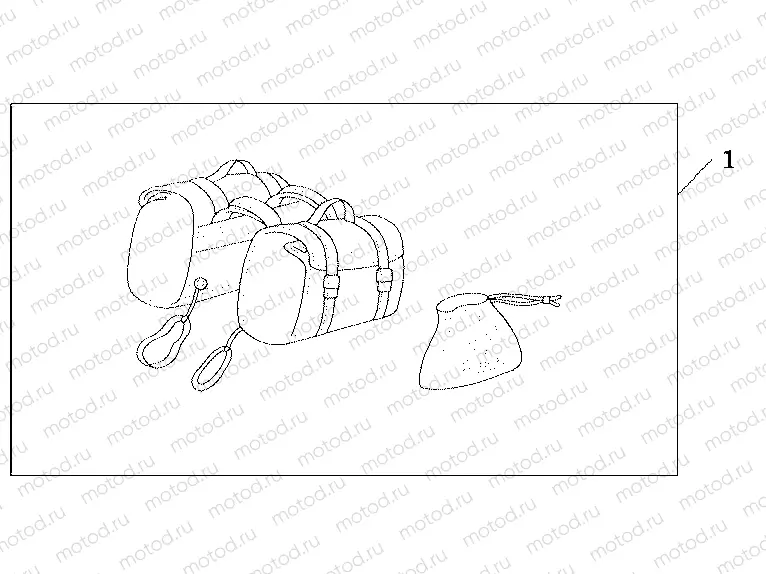 08L-56-01 NYLON SADDLE POCKET