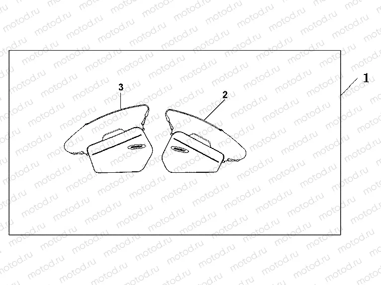 08L-56-01 PANNIER INNER BAG SET