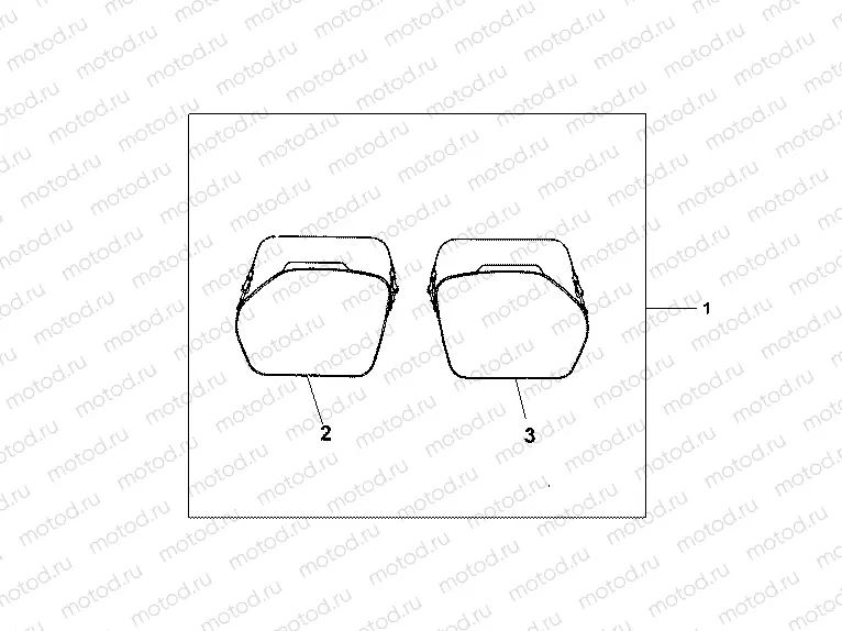 08L-56-01 PANNIER INNER BAG SET