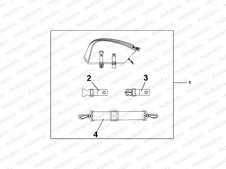 08L-56-02 REAR SEAT BAG