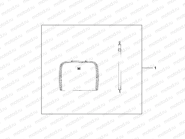 08L-56-02 TOP BOX INNER BAG