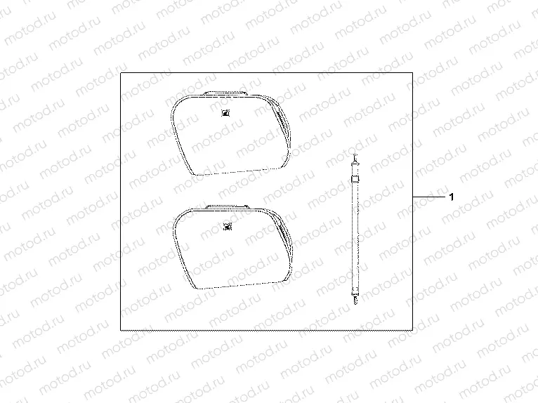 08L-56-03 PANNIER INNER BAG SET