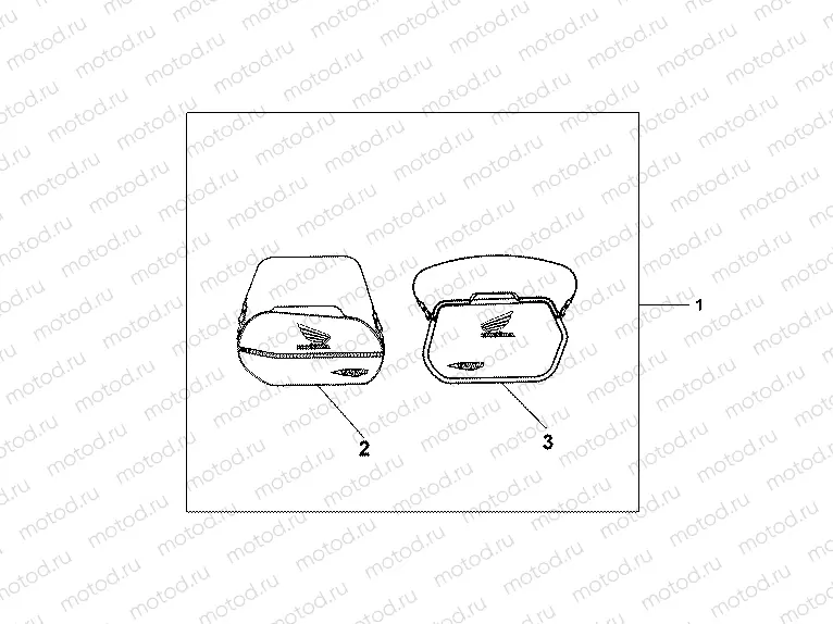 08L-56-03 PANNIER INNER BAG SET