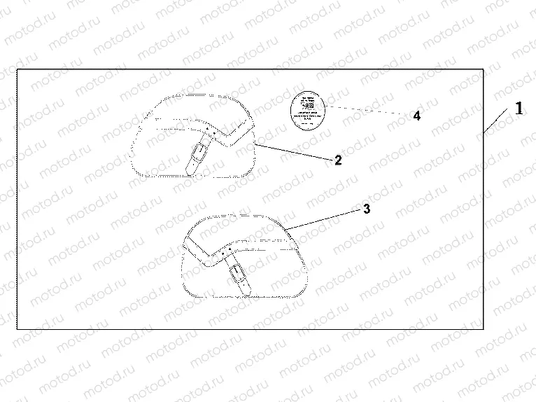 08L-56-04 LEATHER SADDLEBAGS (PLAIN)