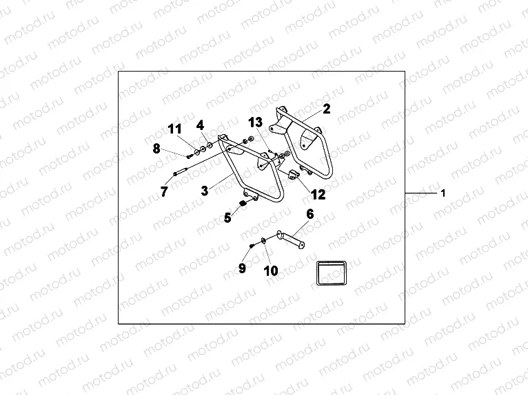 08L-56-04 SADDLEBAG MOUNT B