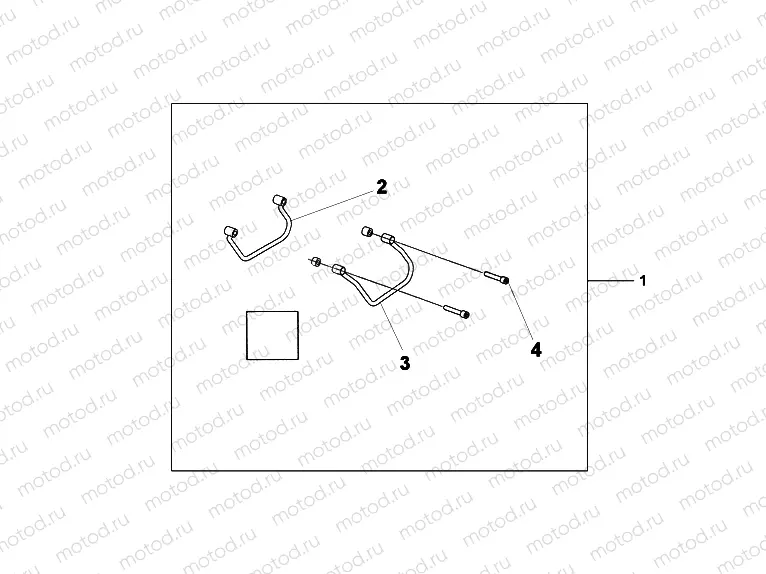08L-56-06 THROW OVER BAG STAY
