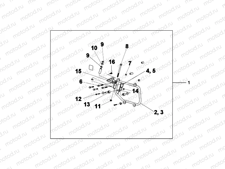 08L-56-07 S / B MOUNT BRT