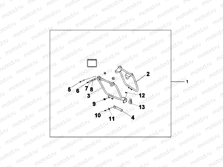 08L-56-13 SADDLEBAG MOUNT B