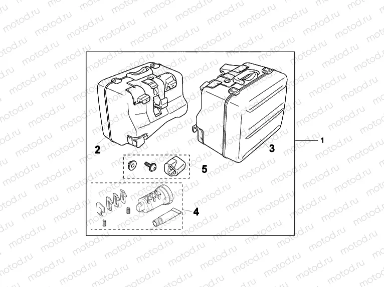 08L-70-01 KIT, PANNIER CASE
