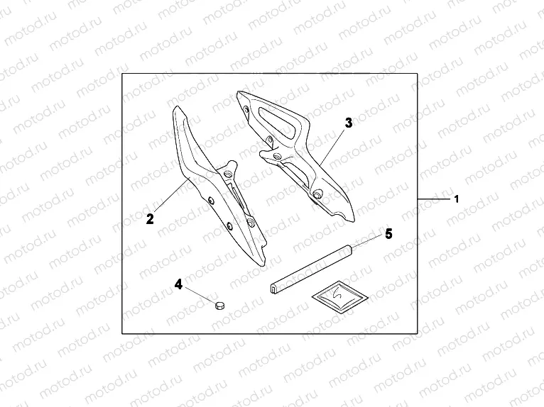 08L-74-01 KIT, PANNIER STAY