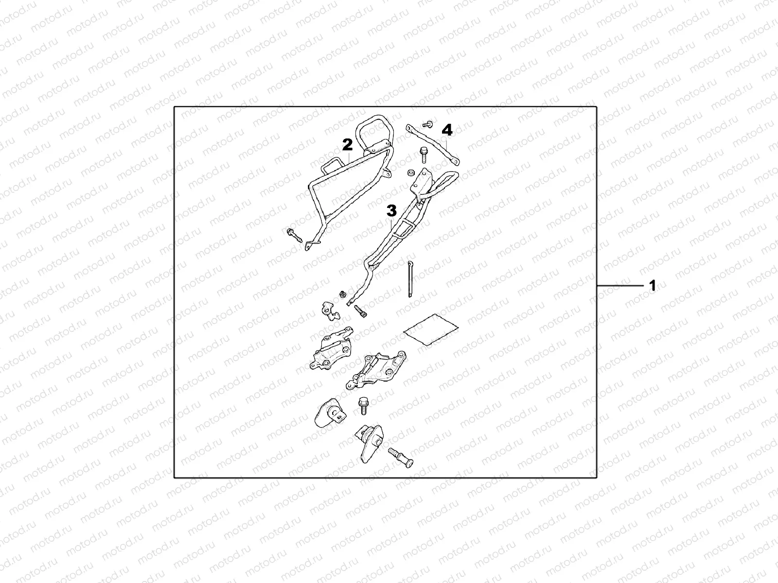 08L-74-02 PANNIER MOUNTING KIT