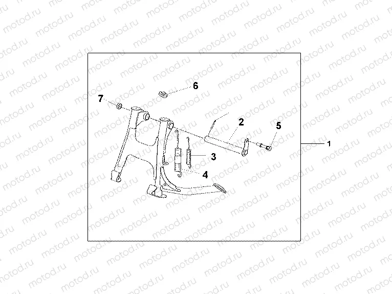 08M-50-01 MAIN STAND