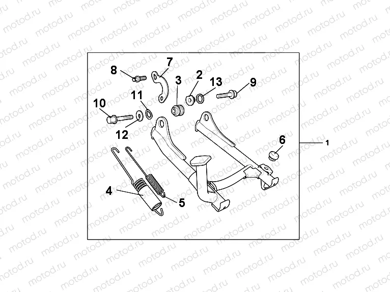 08M-50-01 MAIN STAND