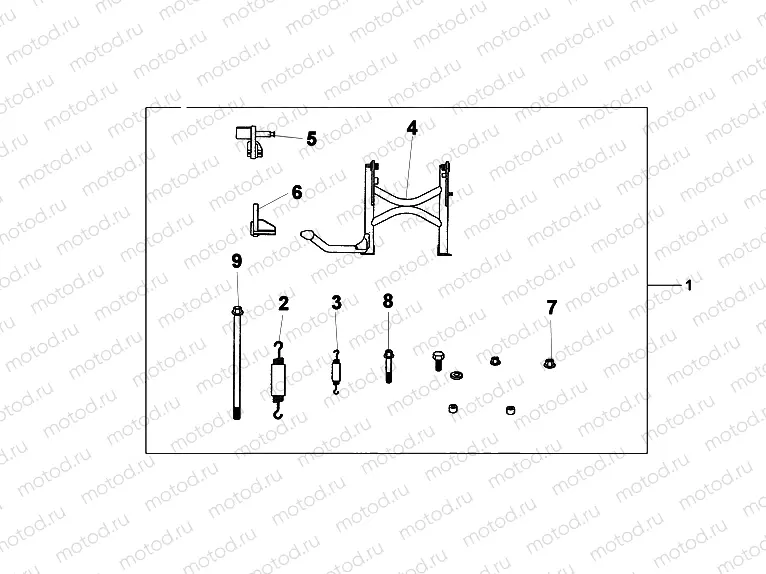 08M-50-01 MAIN STAND
