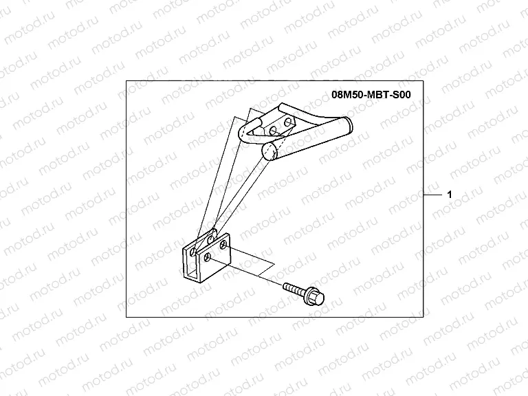 08M-50-04 MAIN STAND GRIP