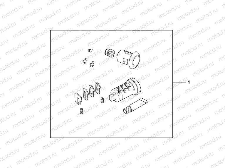 08M-70-01 KIT CYL SET 1KEY