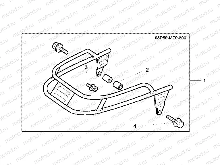 08P-50-01 FRONT F GUARD