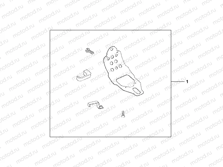 08P-51-01 ALUMINUM ENGINE PROTECTOR