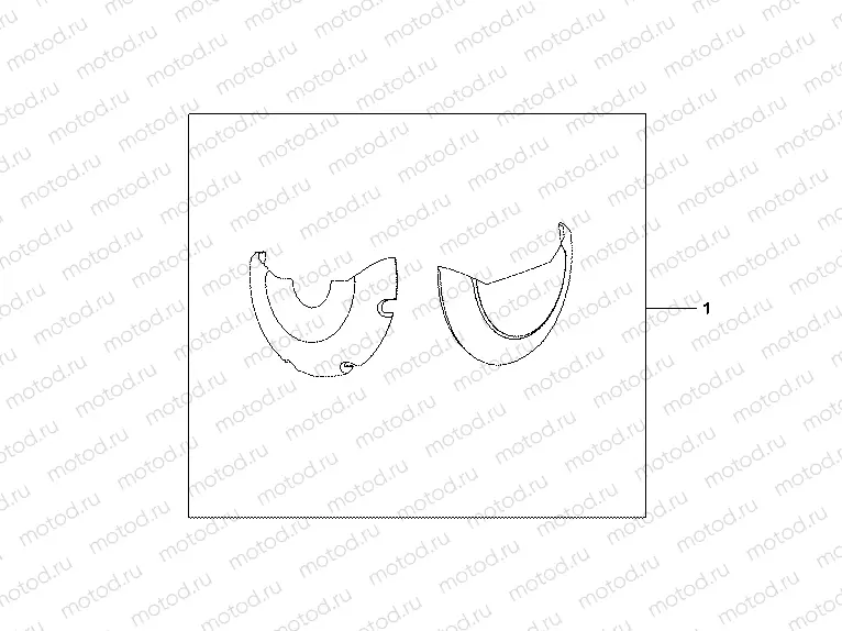 08P-51-01 CRANCASE PROTECTOR SET
