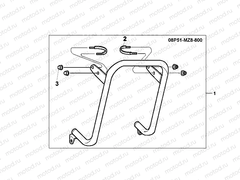 08P-51-01 RADIATOR GUARD