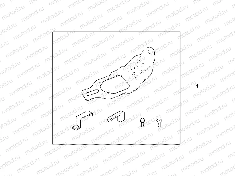 08P-51-02 ALUMINUM SKID PLATE
