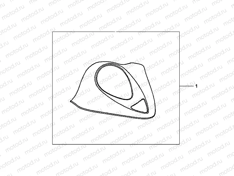 08P-54-01 CENTER * CR PLATE *