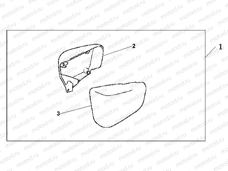 08P-55-01 CHROME SIDE COVERS