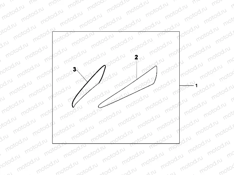 08P-55-01 SIDE FAIRING ACCENT