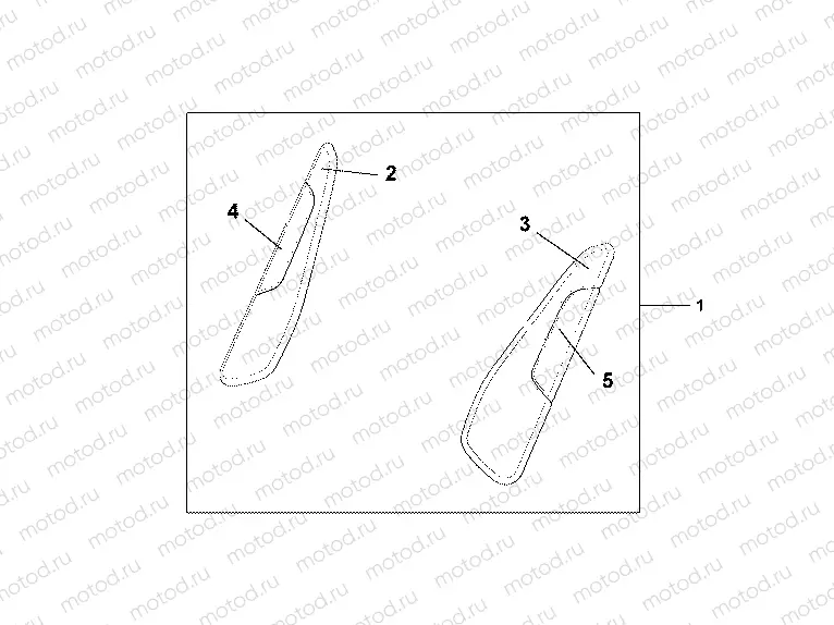 08P-59-01 KNEE PAD SET