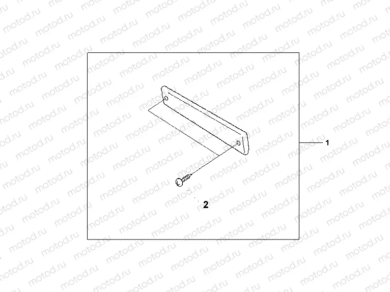 08P-60-03 PILLION BACKREST PAD