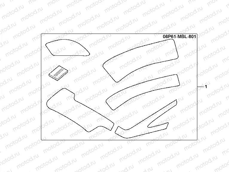 08P-61-02 SCUFF PAD SET