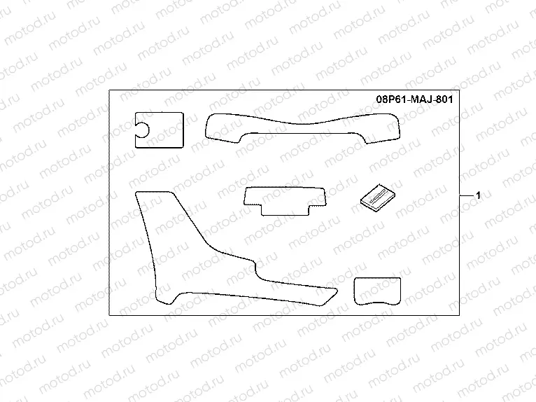 08P-61-03 SCUFF PAD SET