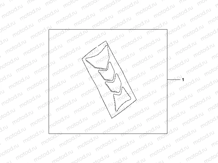 08P-61-03 TANK PAD HRC LOGO