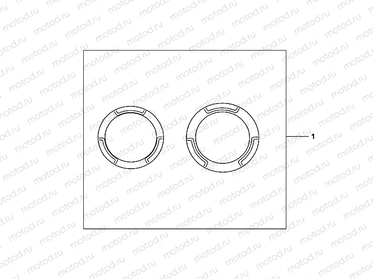 08P-61-10 CRANCASE RING SET