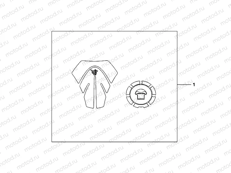 08P-61-12 KIT FUEL FILLER AND TANK PAD SE