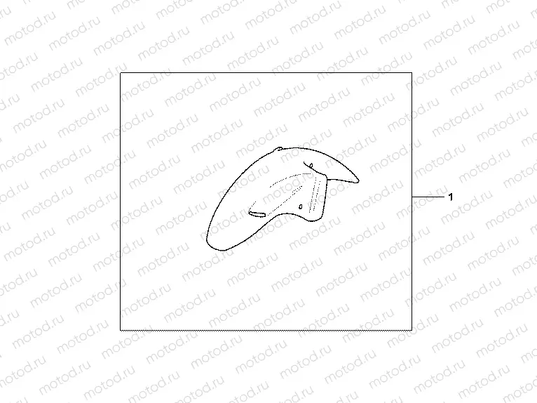 08P-64-01 CARBON FR.FENDER