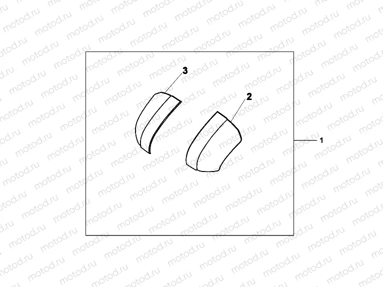 08P-69-01 PANNIER SCUFF PAD SET A