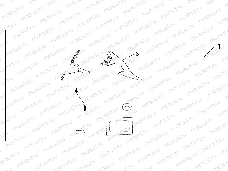 08P-70-01 KNUCKLE DEFLECTOR SET